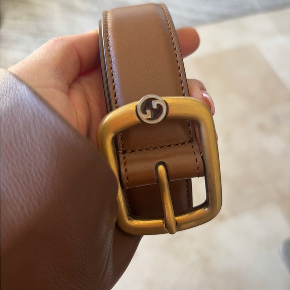 Gucci Brown and Gold Belt Bag - Picture 1 of 3